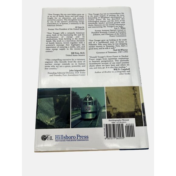 2002 Horse Power to Nuclear Power Memoir of Energy Pioneer Trauger Signed 1st Ed - Picture 2 of 10